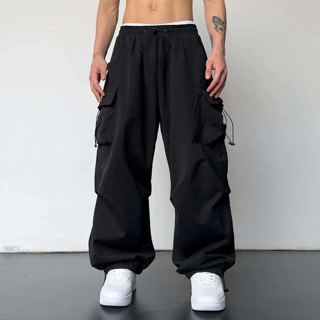 Street Style Cargohose Herren Outdoor Taschen Hose