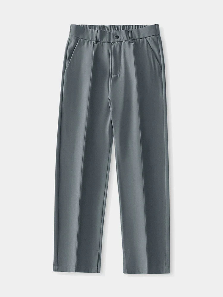 Klassische Casual Hose Herren Elegante Stoffhose Chino