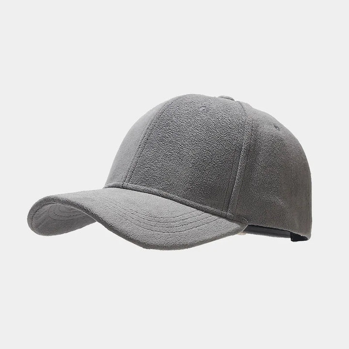 Wildleder Optik Cap Herren Schirmmütze Kappe Vintage