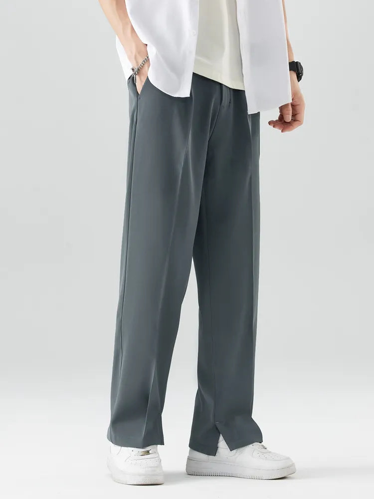 Klassische Casual Hose Herren Elegante Stoffhose Chino