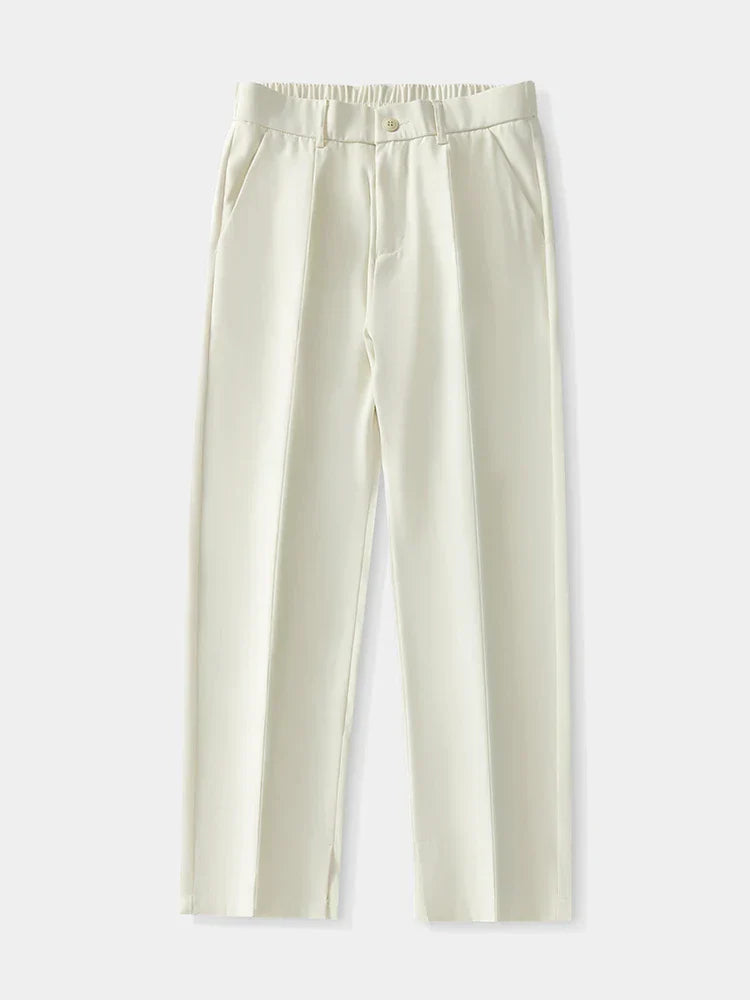 Klassische Casual Hose Herren Elegante Stoffhose Chino