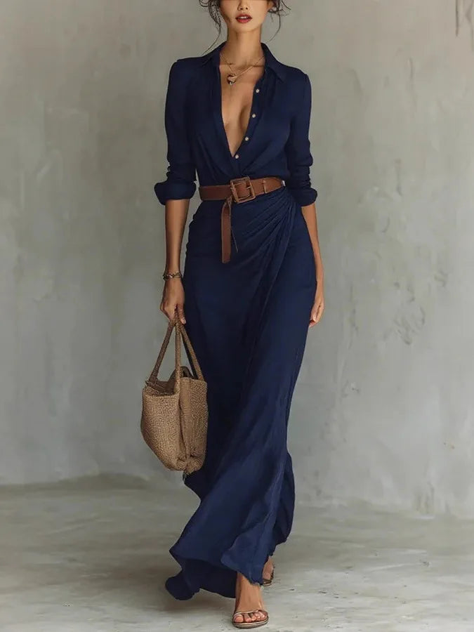 Perla Wrap Maxi Dress | Women&