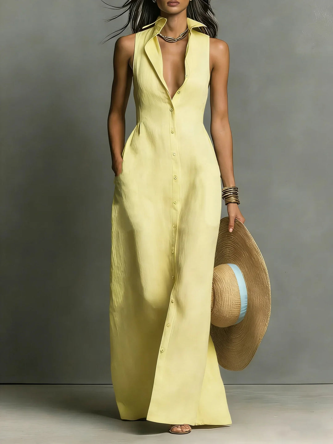 Valeria Lapel Shirt Dress | Women&