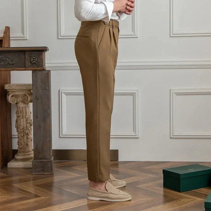Gerade Stoffhose Herren Anzughose Elegant Business Hose