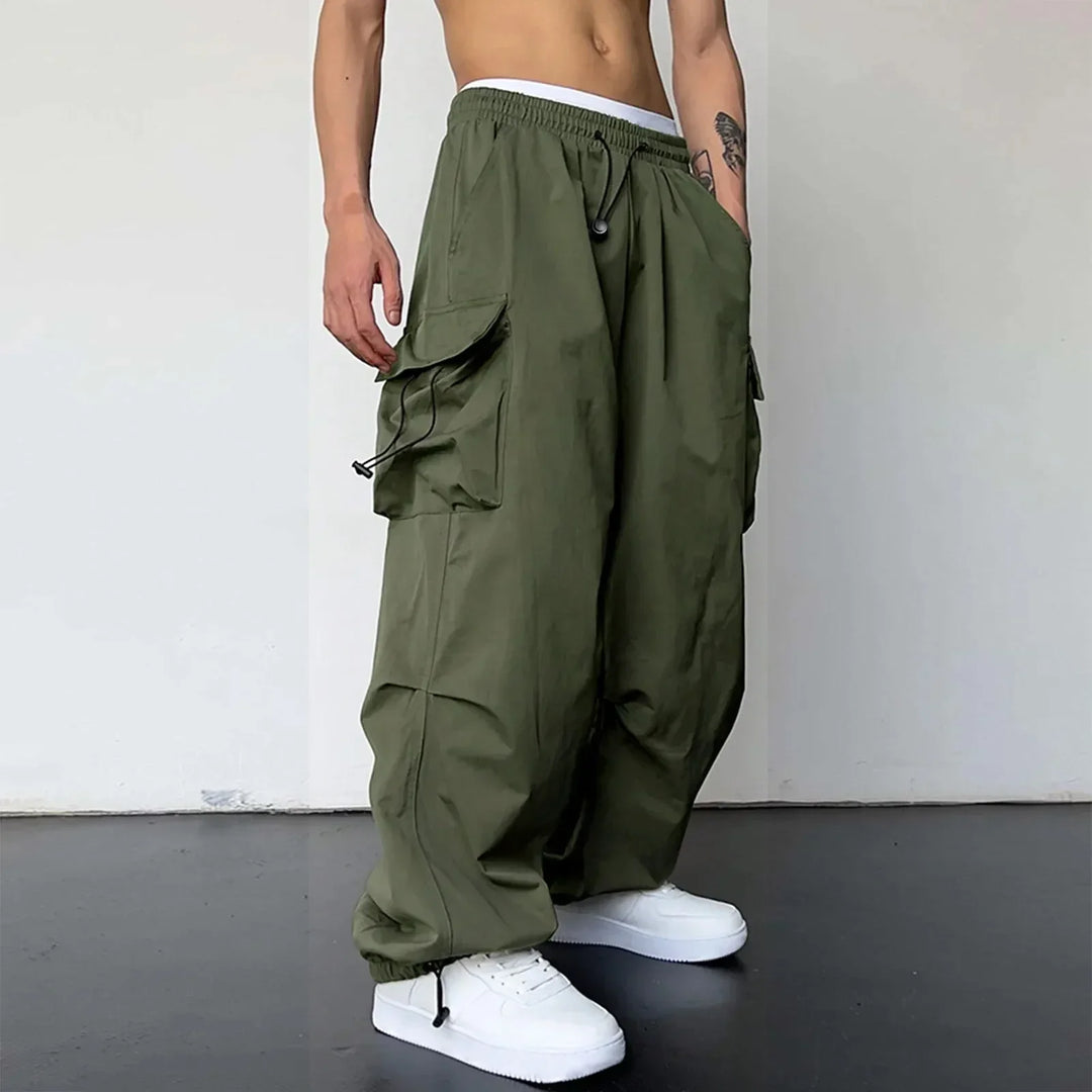 Street Style Cargohose Herren Outdoor Taschen Hose
