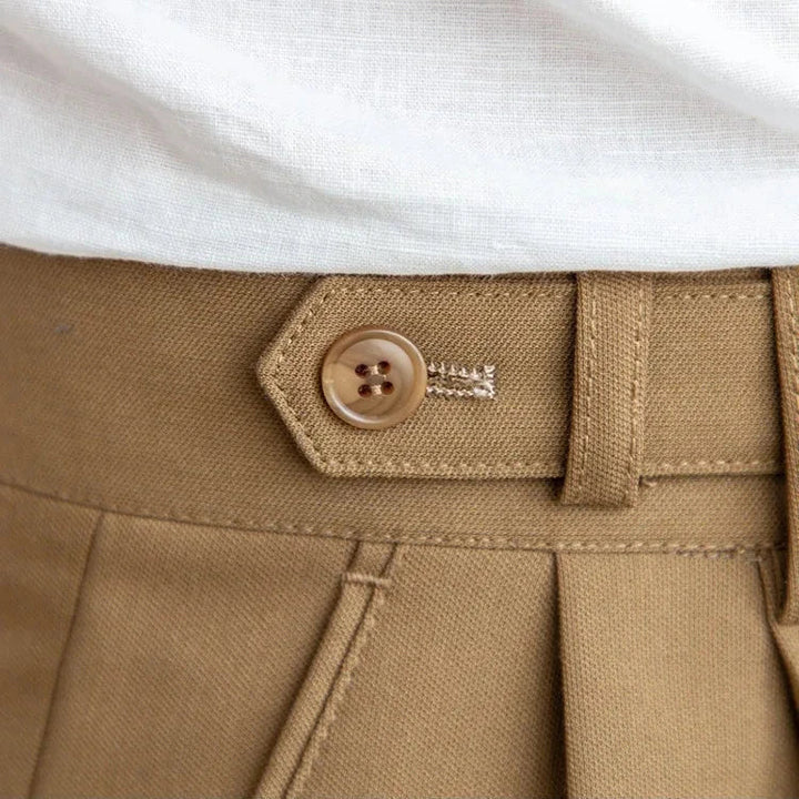 Gerade Stoffhose Herren Anzughose Elegant Business Hose