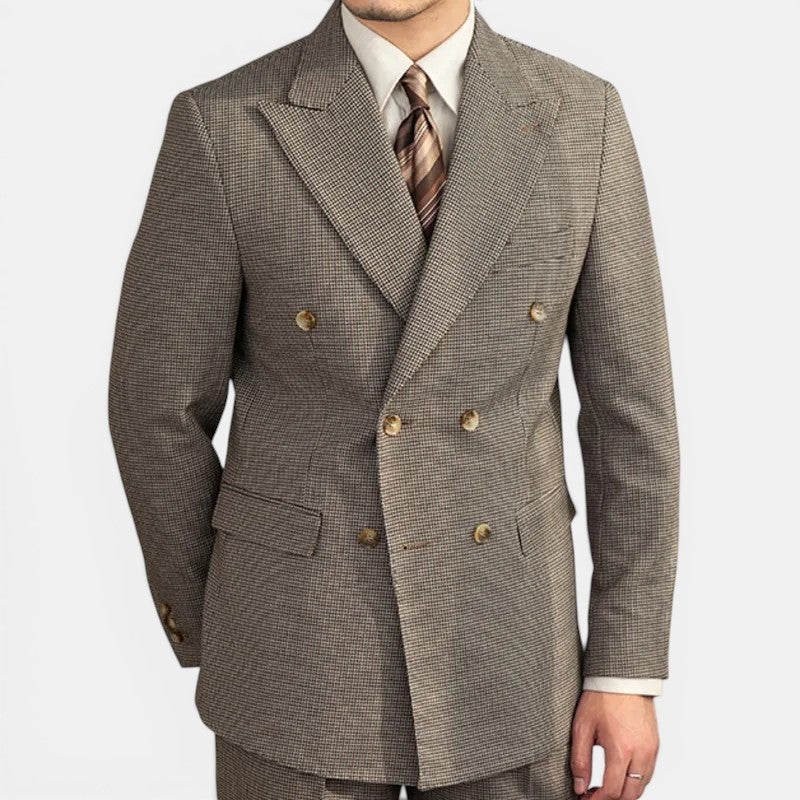 Vintage Zweiteiler Anzug Herren Elegantes Business Set