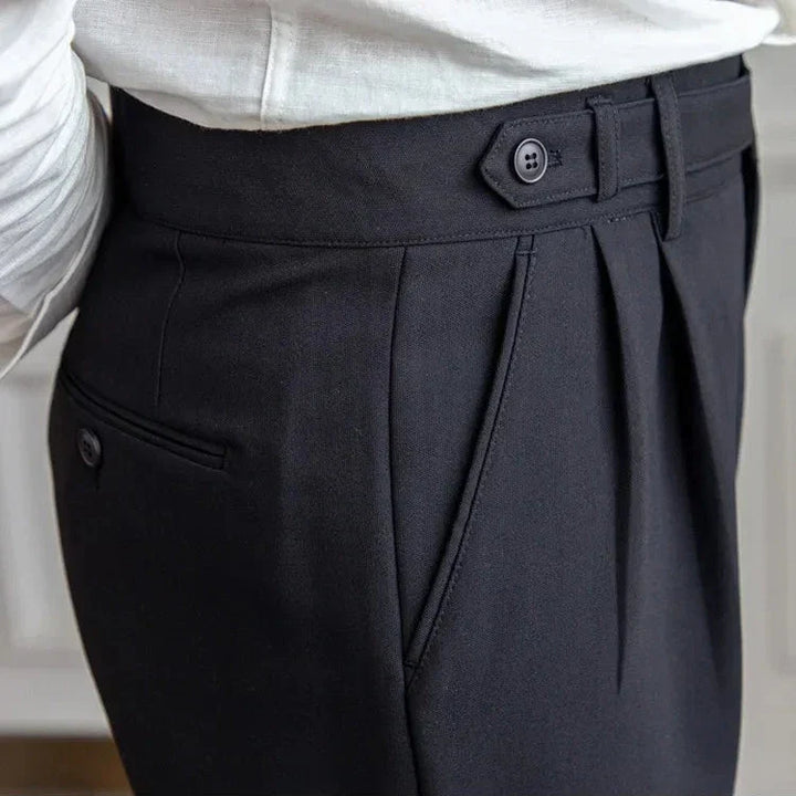 Gerade Stoffhose Herren Anzughose Elegant Business Hose