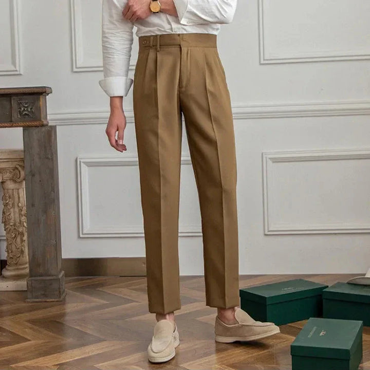 Gerade Stoffhose Herren Anzughose Elegant Business Hose