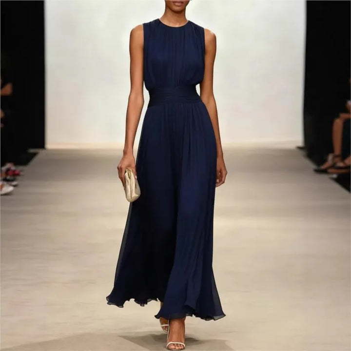 Pleated Sleeveless Women&