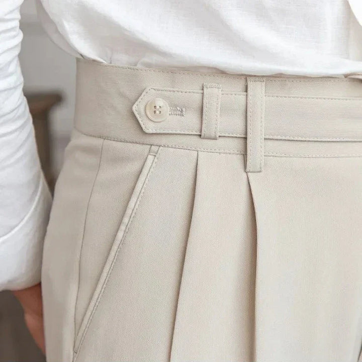 Gerade Stoffhose Herren Anzughose Elegant Business Hose