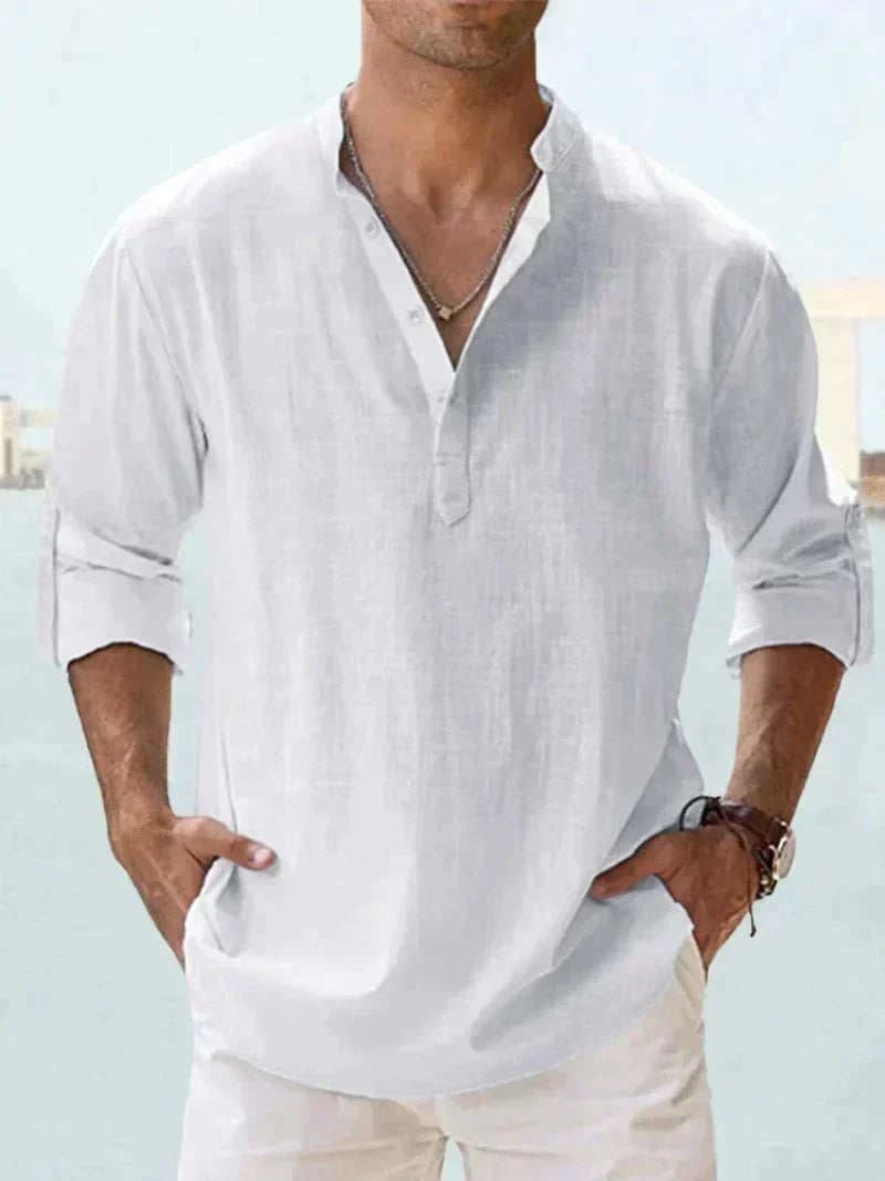 Lässiges Freizeithemd Herren Alltag Sommer Casual Hemd