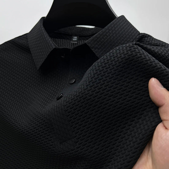 Klassisches Kurzarm Poloshirt Herren Sommer Knopfleiste