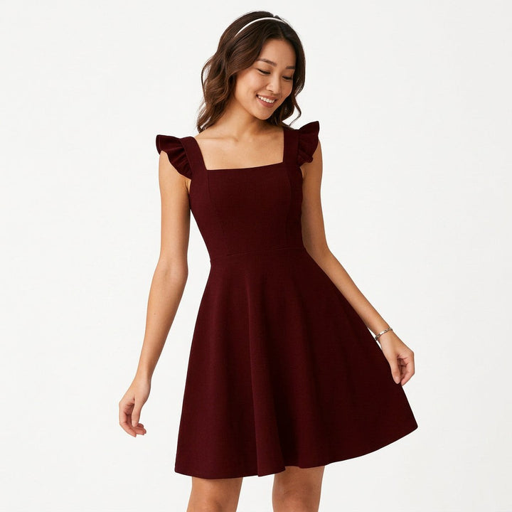 Ruffle-Strap Women&