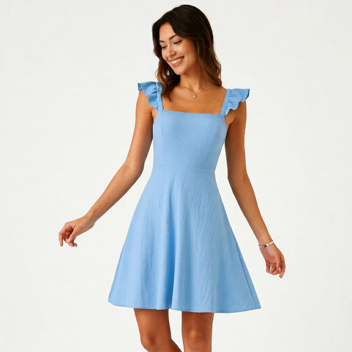 Ruffle-Strap Women&