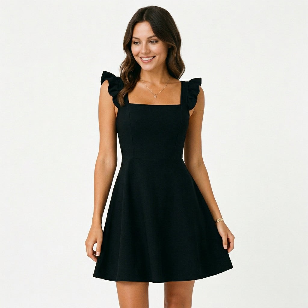 Ruffle-Strap Women&