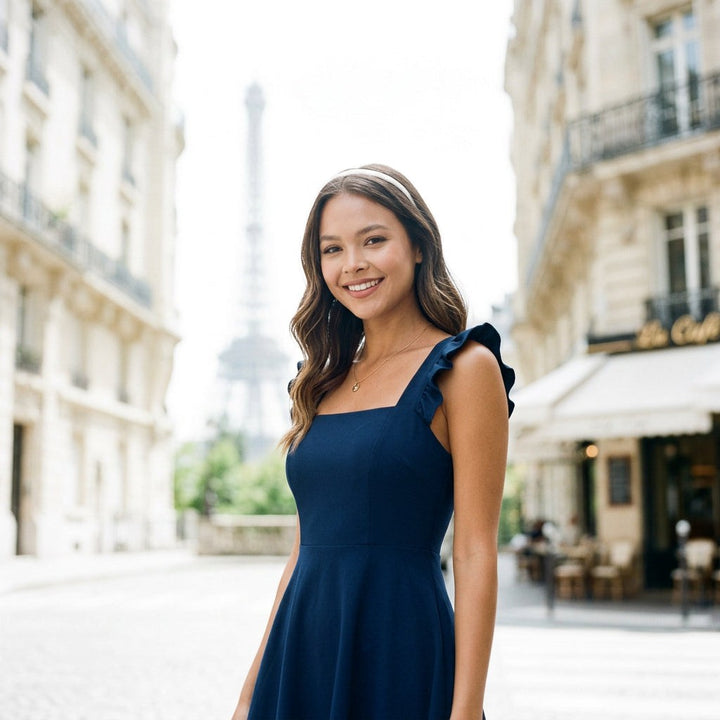 Ruffle-Strap Women&