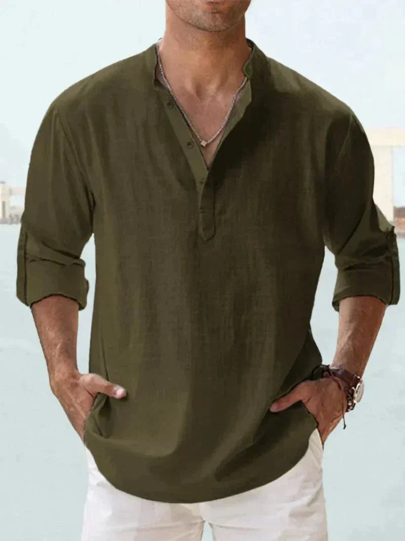 Lässiges Freizeithemd Herren Alltag Sommer Casual Hemd