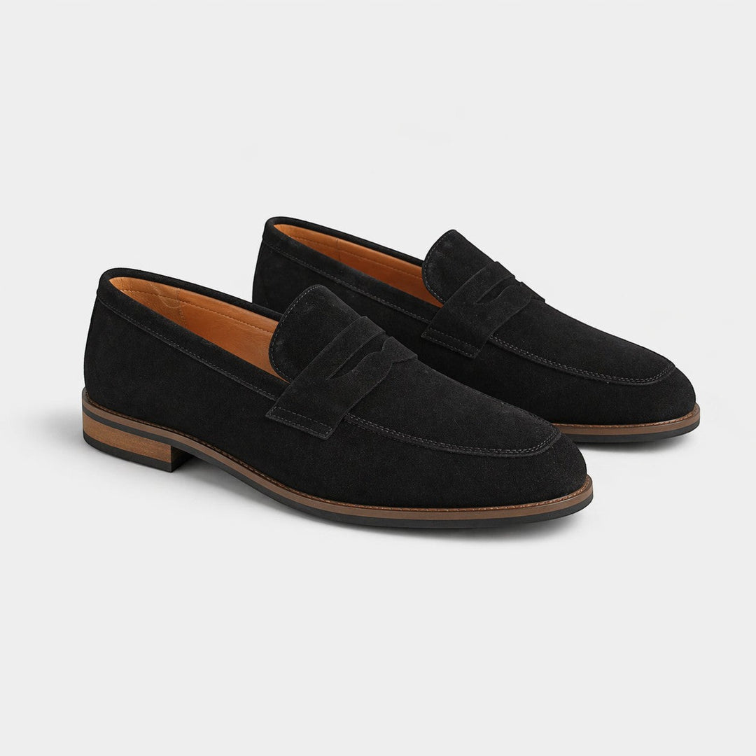 Wildleder Penny Sommer Loafer Herren Slip-On Schuhe