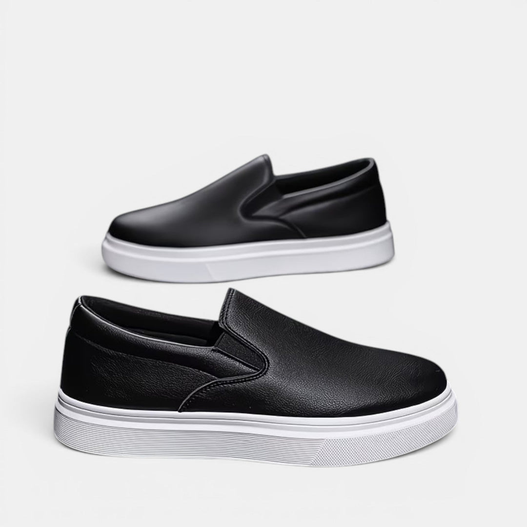 Bequeme Slip-On Komfort Sneaker Herren Freizeitschuhe