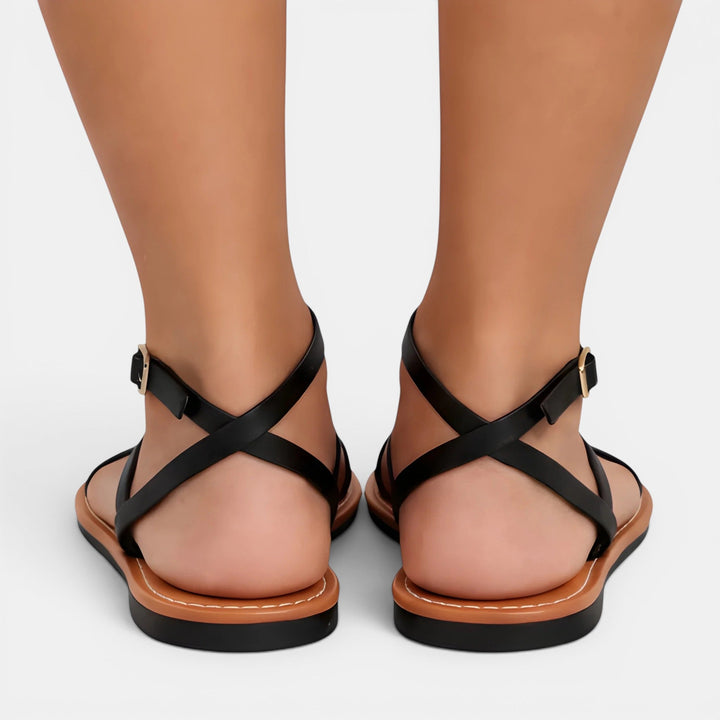 Navacava flat sandals styled — effortless old money summer footwear