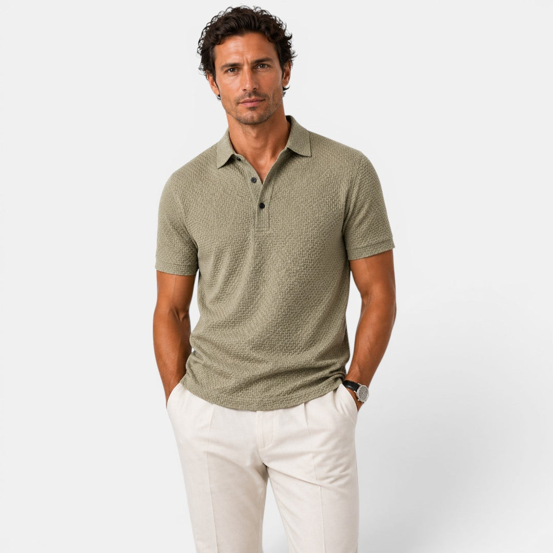 Atmungsaktives Poloshirt Herren Sommer Kurzarm Polo