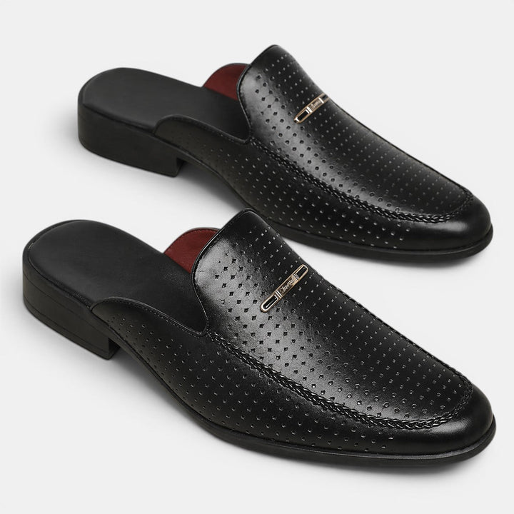 Gepolsterte Echtleder Slides Herren Sommer Sandalen