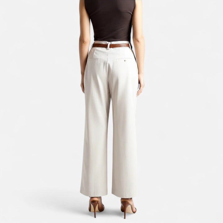 Navacava capri pants in white — timeless old money warm-weather piece
