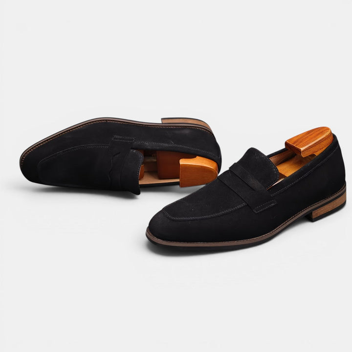 Wildleder Penny Sommer Loafer Herren Slip-On Schuhe