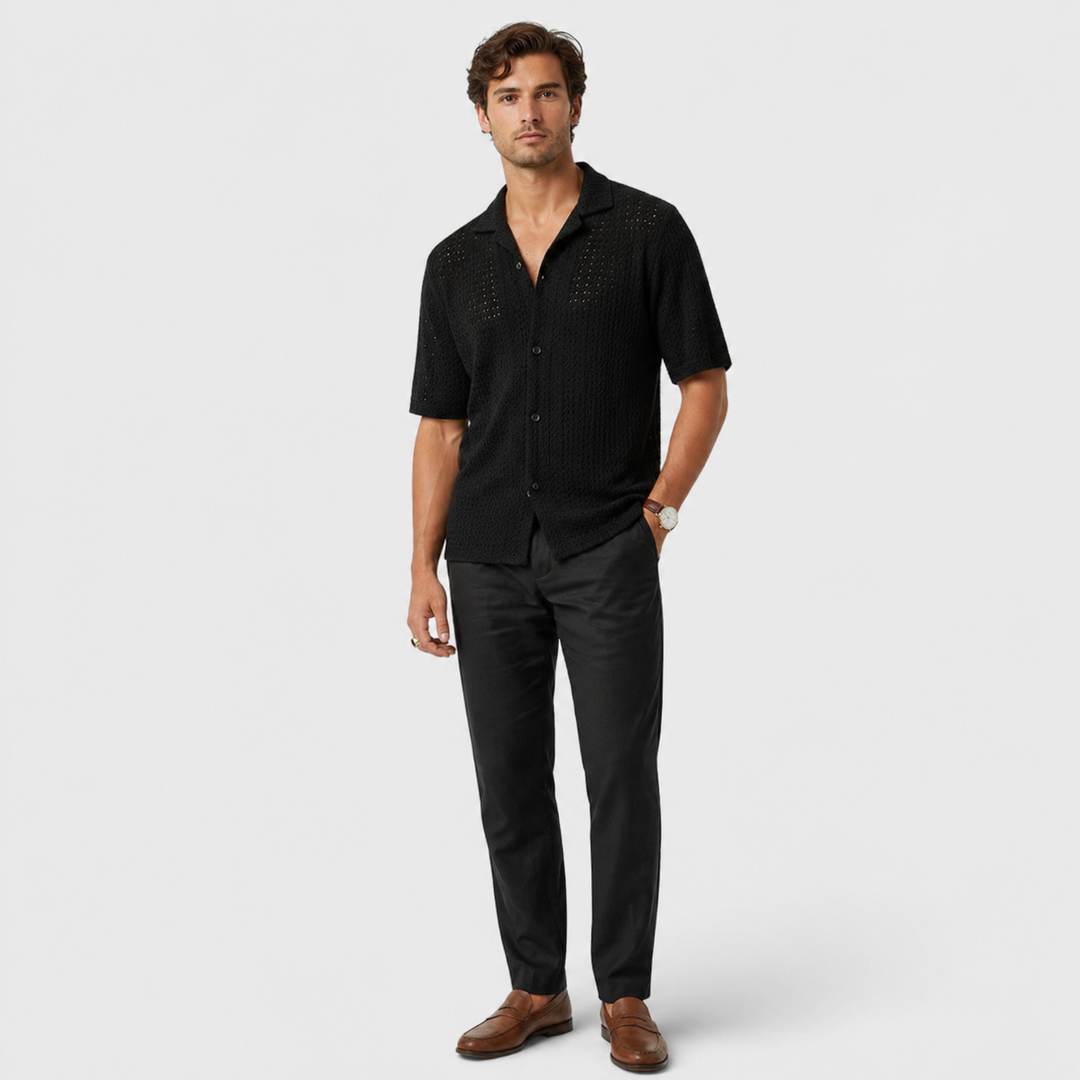 Elegantes Smart Casual Freizeithemd Herren Business