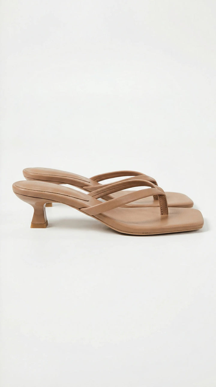 Clio | Kitten Heel Thong Mule | Navacava