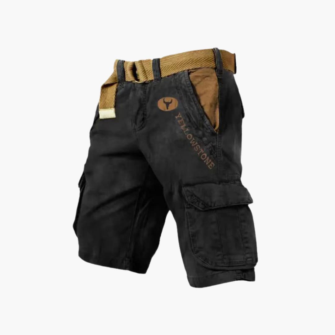 Cargo Shorts Herren Outdoor Seitentaschen Sommer Gürtel