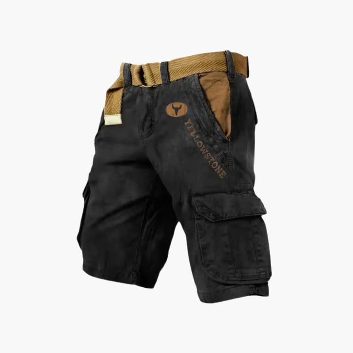 Cargo Shorts Herren Outdoor Seitentaschen Sommer Gürtel