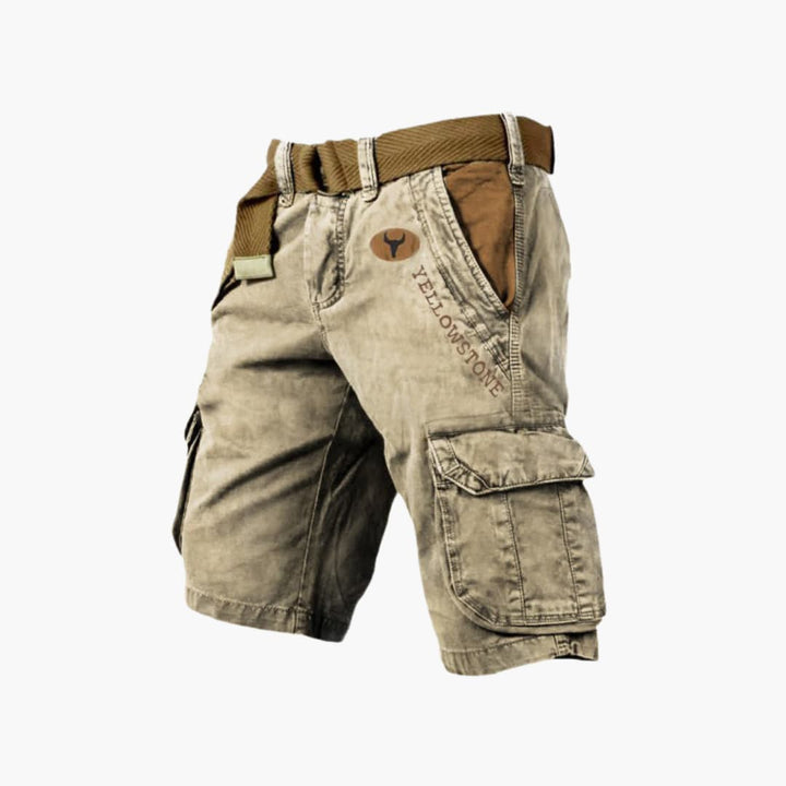 Cargo Shorts Herren Outdoor Seitentaschen Sommer Gürtel