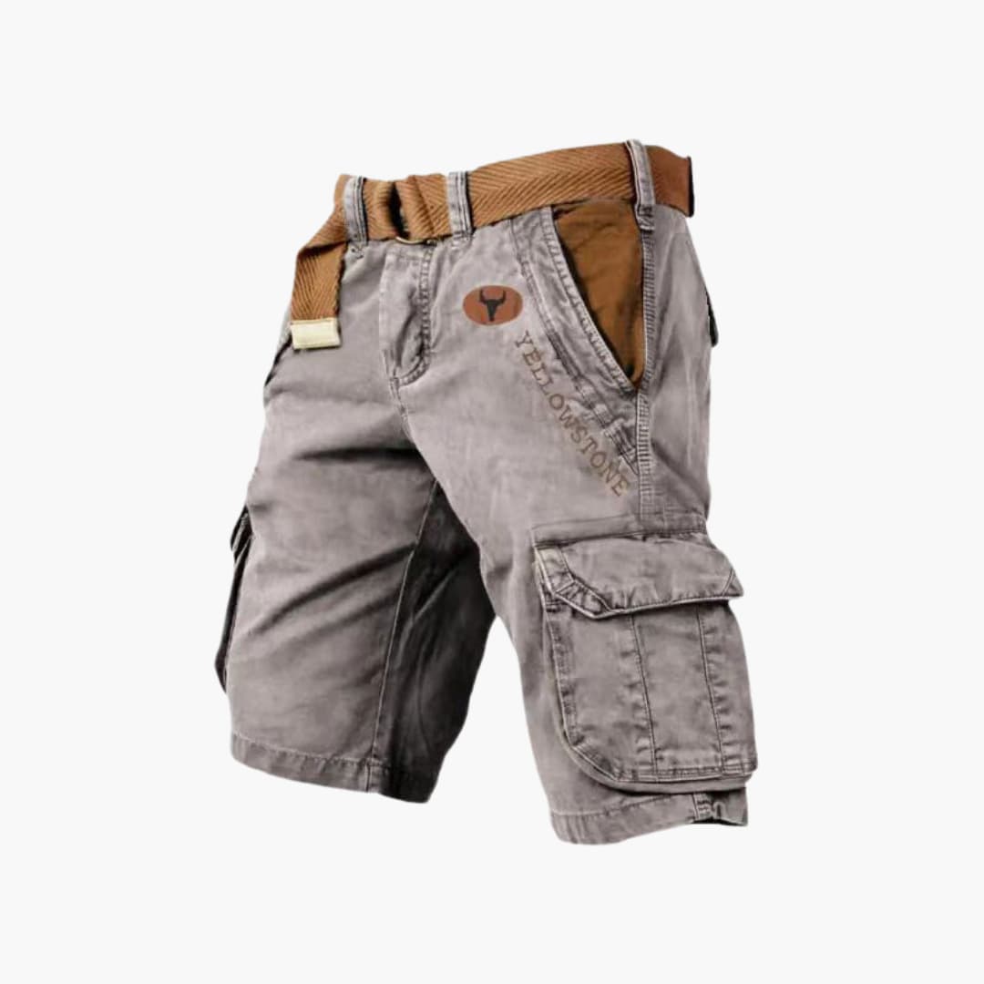 Cargo Shorts Herren Outdoor Seitentaschen Sommer Gürtel