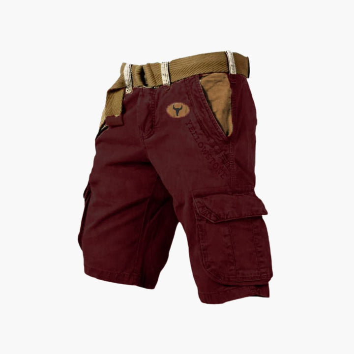 Cargo Shorts Herren Outdoor Seitentaschen Sommer Gürtel