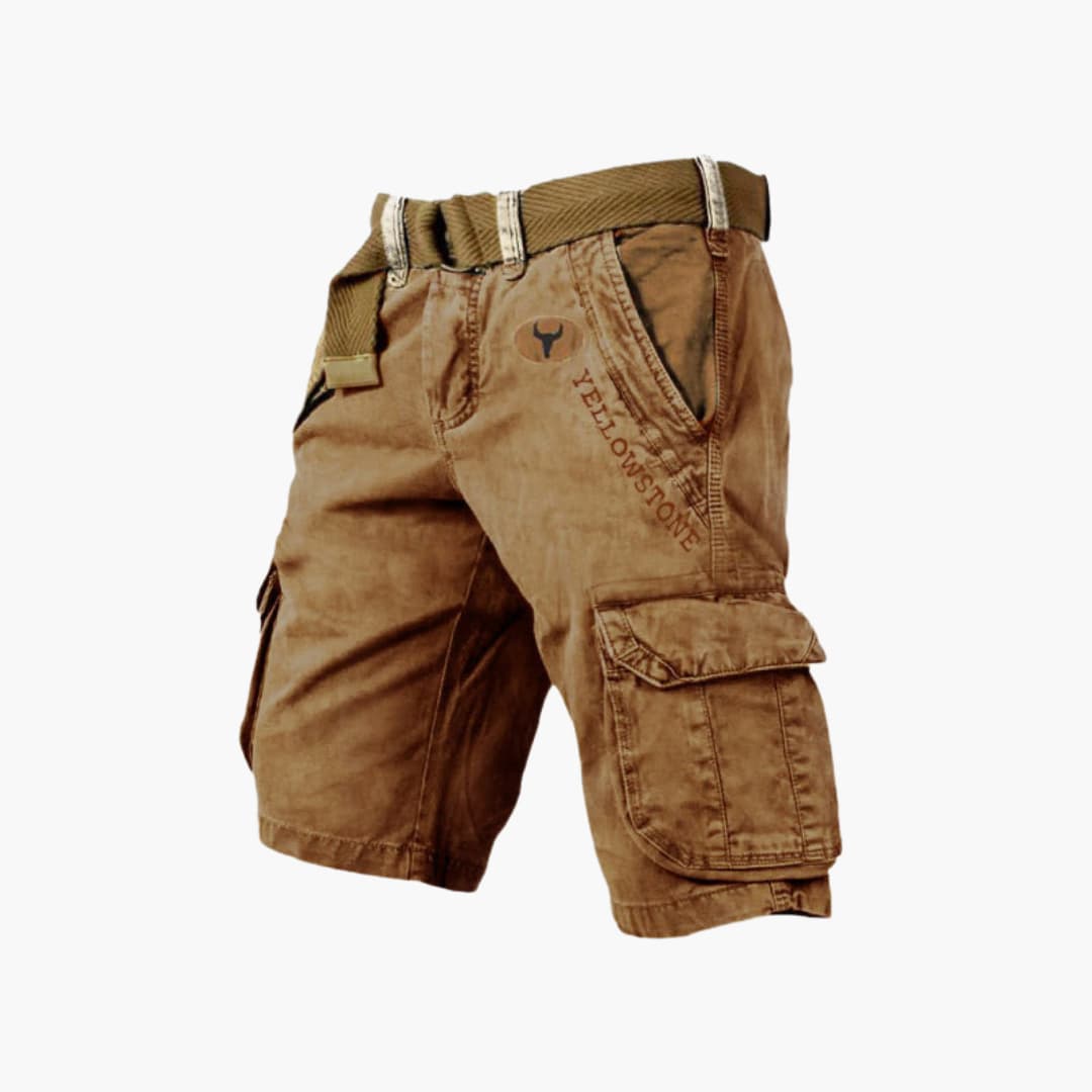 Cargo Shorts Herren Outdoor Seitentaschen Sommer Gürtel