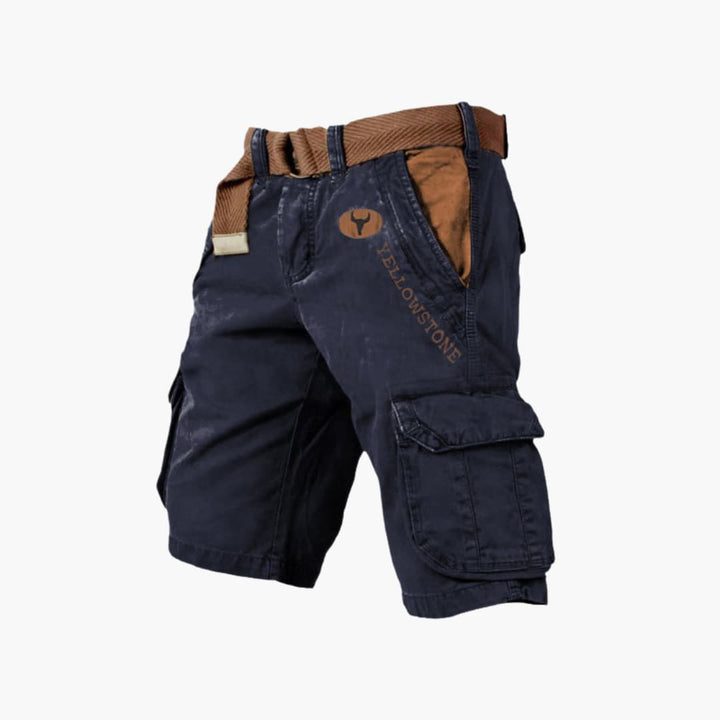 Cargo Shorts Herren Outdoor Seitentaschen Sommer Gürtel