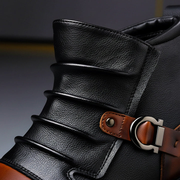 Echtleder Stiefel Herren Elegante Stiefeletten Boots