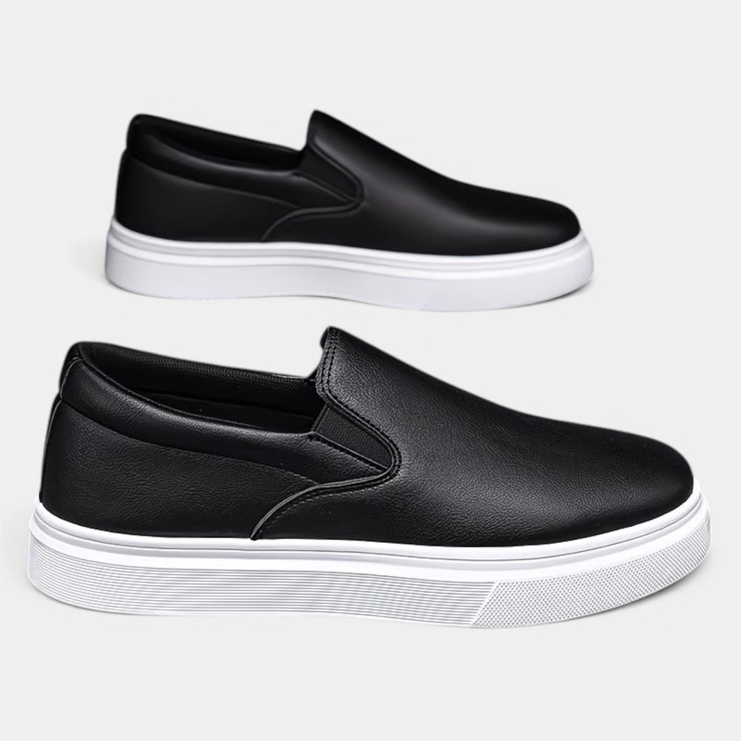 Bequeme Slip-On Komfort Sneaker Herren Freizeitschuhe