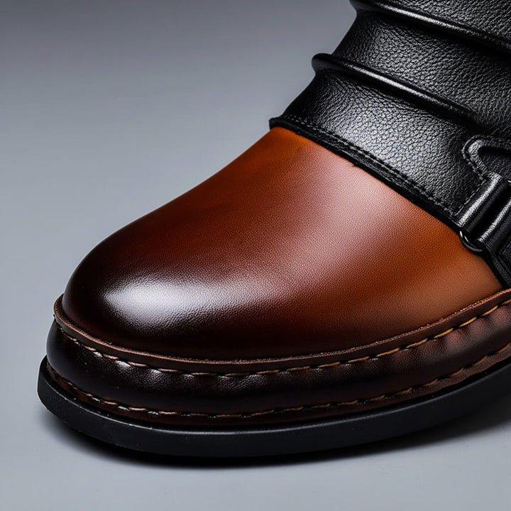 Echtleder Stiefel Herren Elegante Stiefeletten Boots