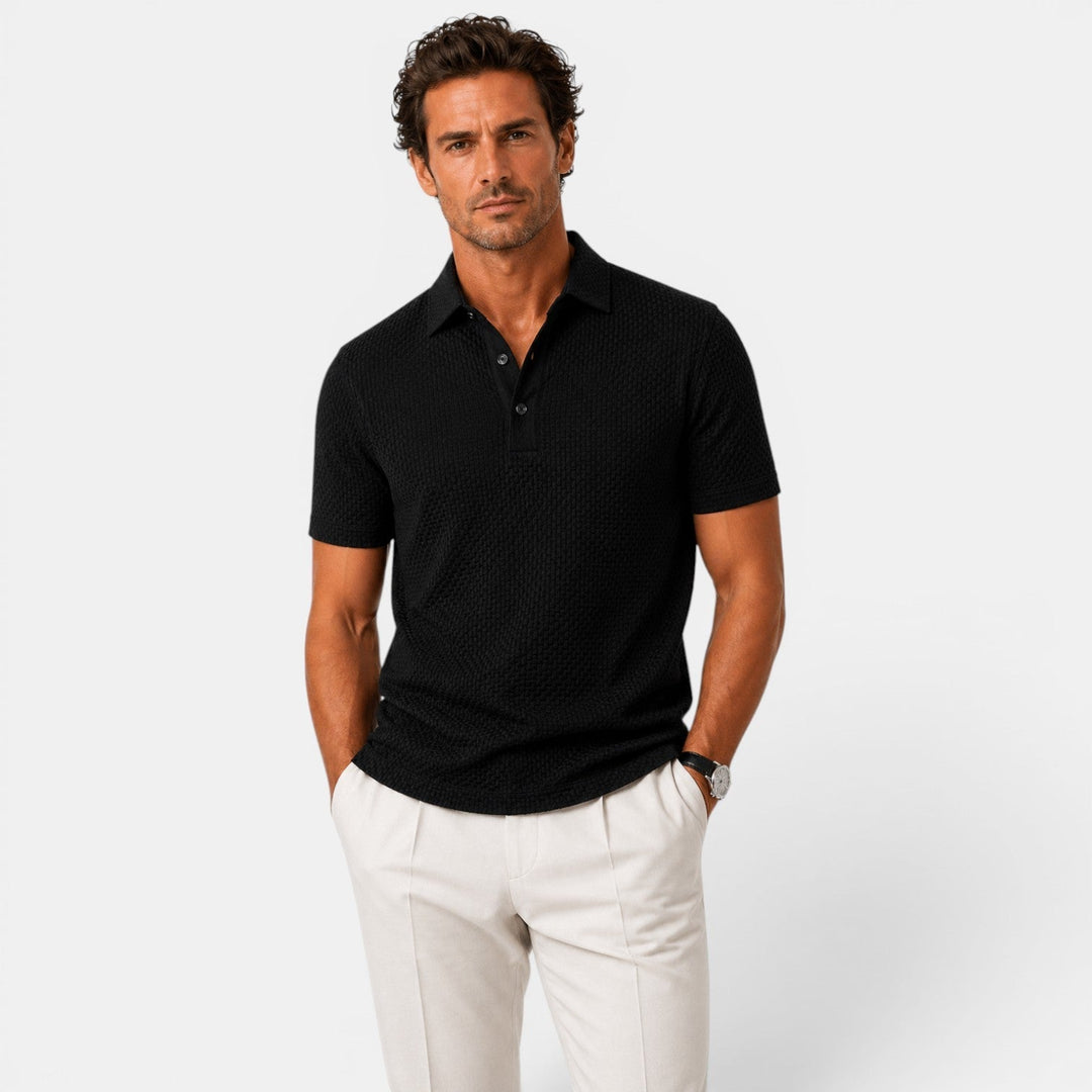 Atmungsaktives Poloshirt Herren Sommer Kurzarm Polo