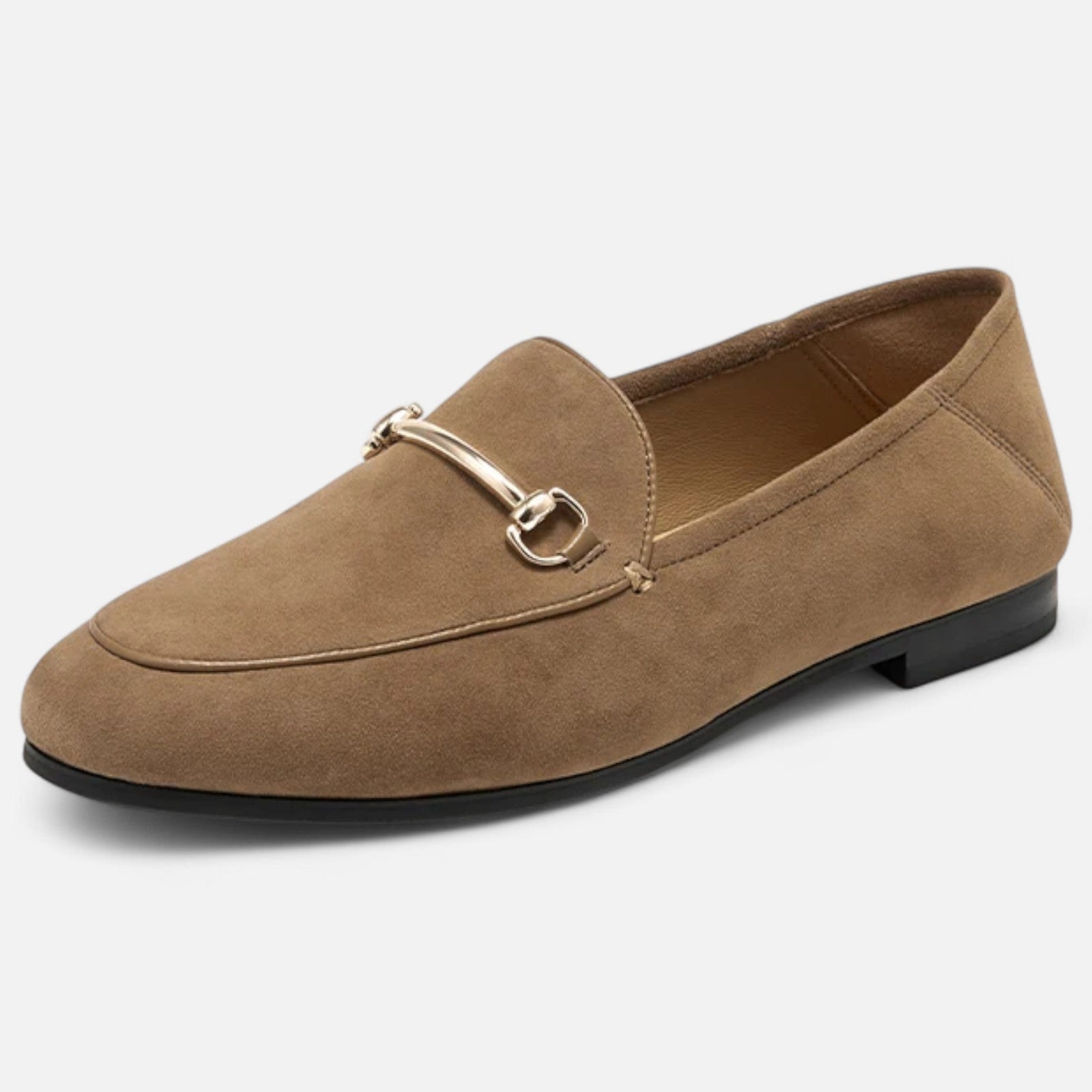 Navacava vintage loafers front view — rounded toe refined design