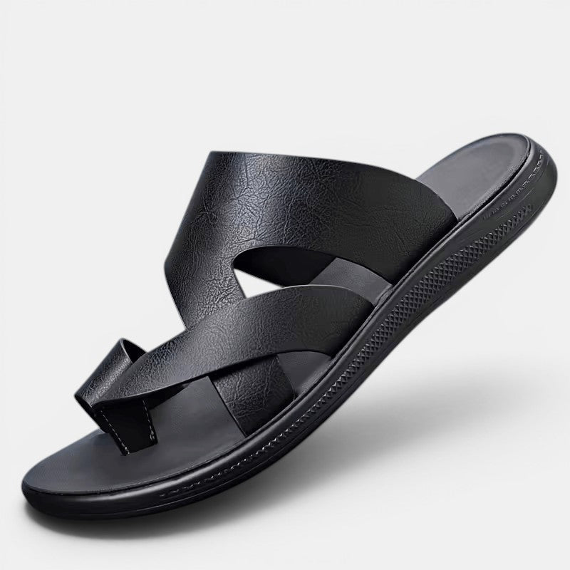 Bequeme Leder Sommersandalen Herren Outdoor Schuhe