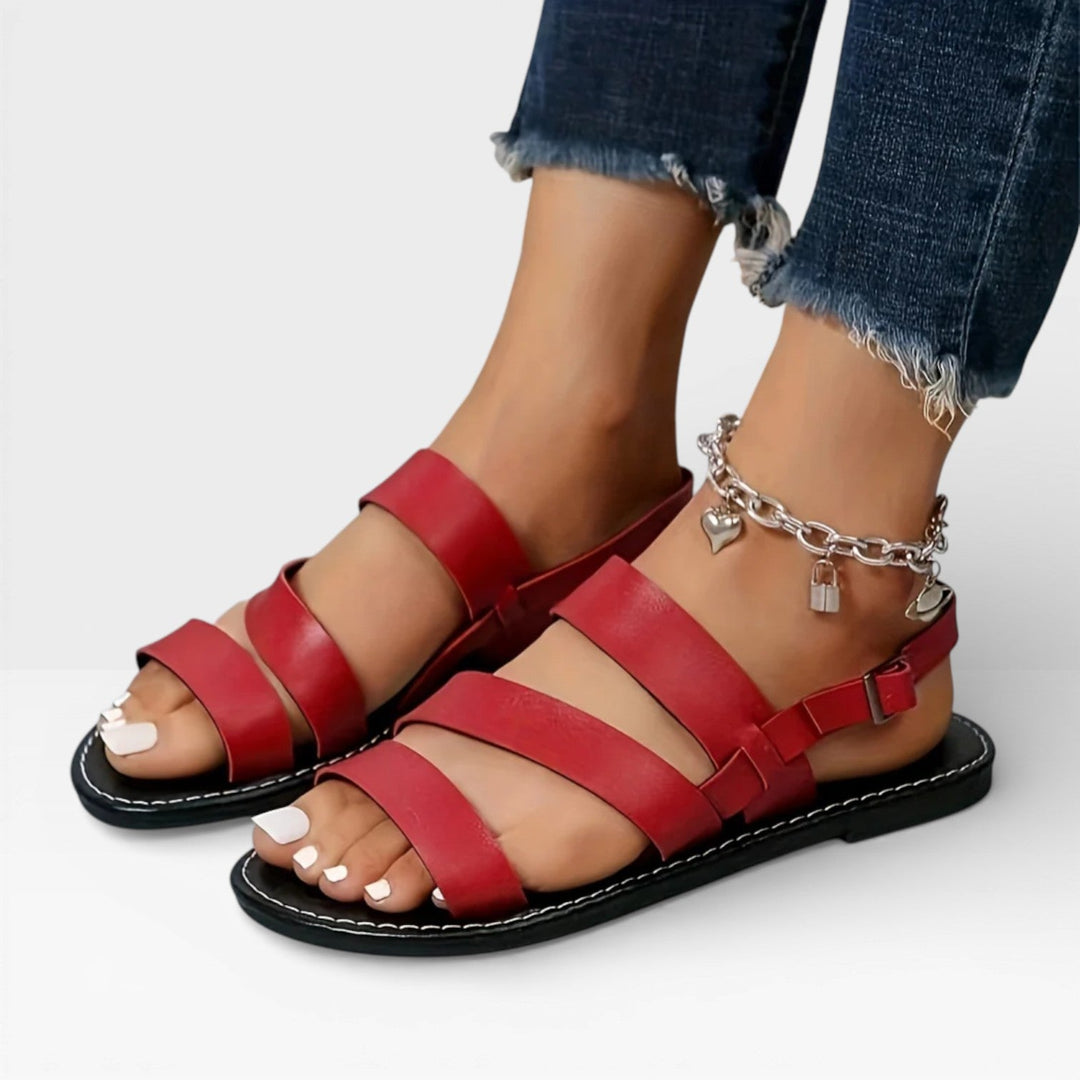 Elegant Open-Toe Women&