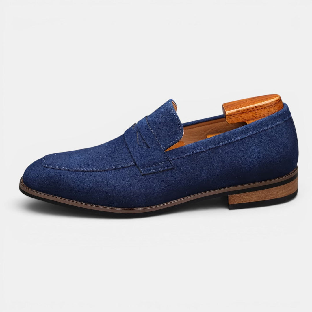 Wildleder Penny Sommer Loafer Herren Slip-On Schuhe
