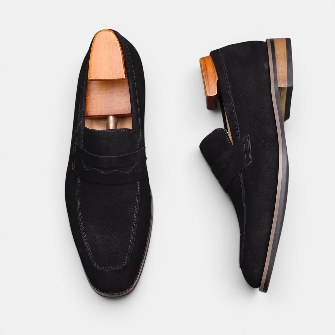 Wildleder Penny Sommer Loafer Herren Slip-On Schuhe