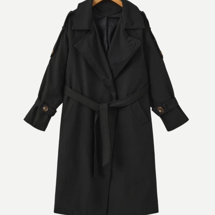 Navacava trench coat full length — timeless structured outerwear