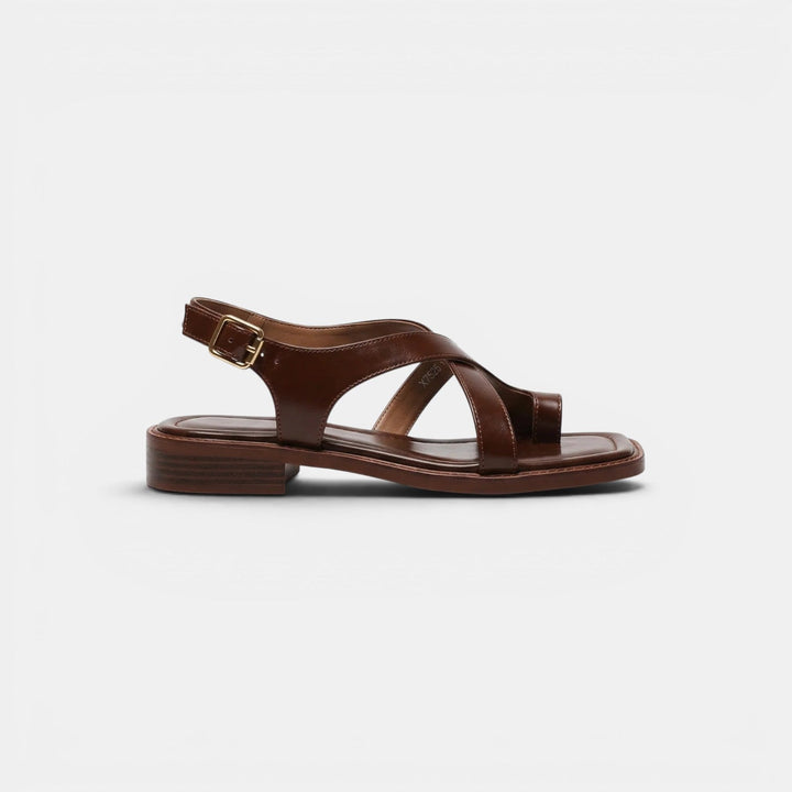 Navacava leather sandals styled — refined old money footwear