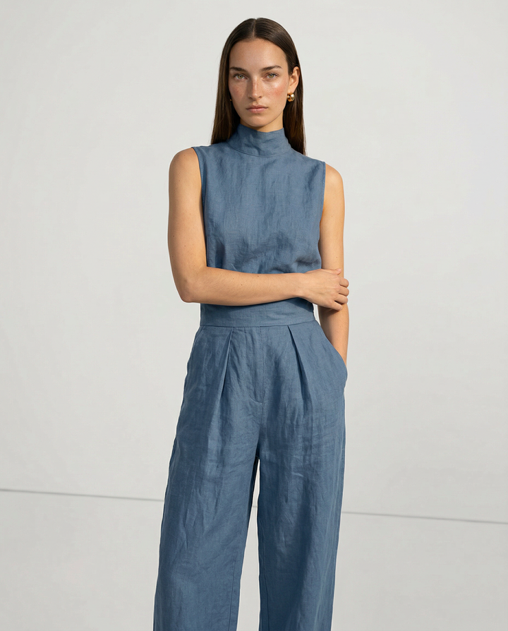 Sandstone Linen Matching Set | Women&